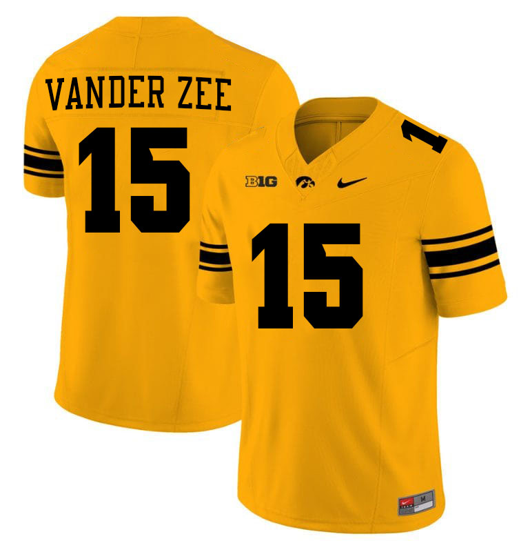 Reece Vander Zee Iowa Jersey,University Of Iowa Hawkeyes Fotoball Uniforms,Jersey,Gears-Gold